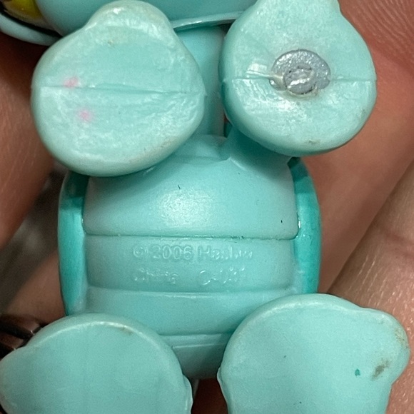 Littlest Pet Shop LPS Blue Turtle 581 Diamond Green Eyes Rare Authentic Blue Mag - Picture 7 of 7